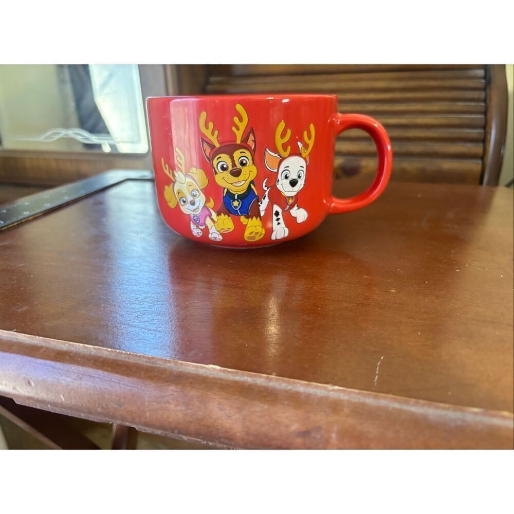 Paw Patrol Red Ceramic Mug Kids Cup 2018 Spin Master